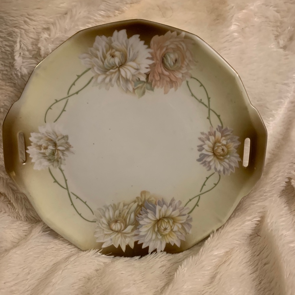 Antique RS Tillowitz Silesia Cake Plate